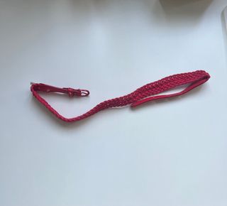 Cinturón rojo trenzado niño/a