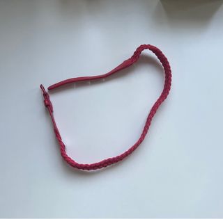 Cinturón rojo trenzado niño/a