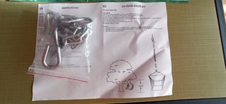 Sillón Colgante Rayas Verde y Blanco