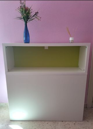 Cabecero Cama Individual Madera Blanco