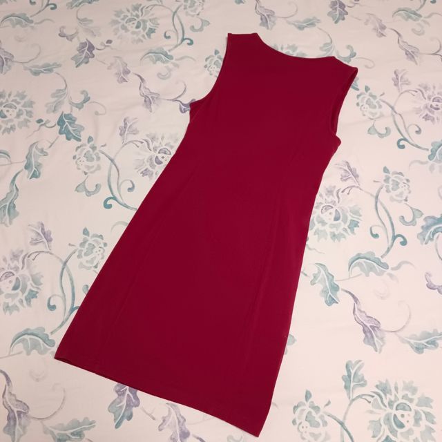 Vestido granate Divided H&M talla 36