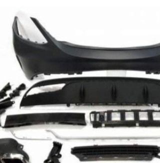Paragolpes Trasero Mercedes W205 2014-2018 4P Look