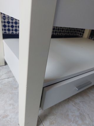 Mesa elevable bajita madera