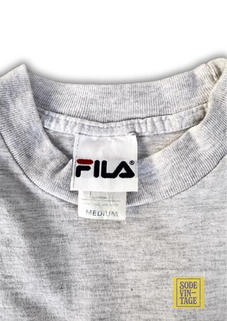 Camiseta Fila Gris Vintage 