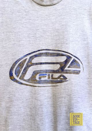 Camiseta Fila Gris Vintage 