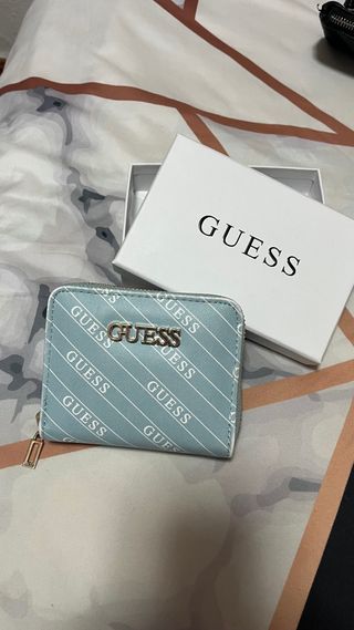 Monedero Guess Azul