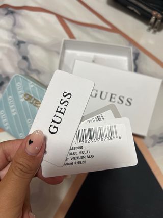 Monedero Guess Azul