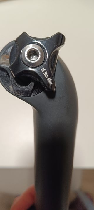 Tija carbono Trek negra mate