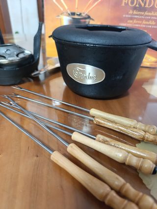 Set de Fondue Hierro Fundido
