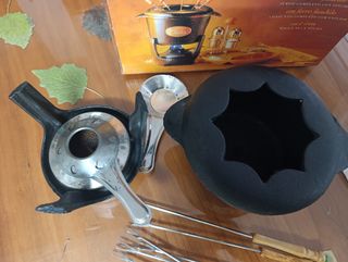 Set de Fondue Hierro Fundido