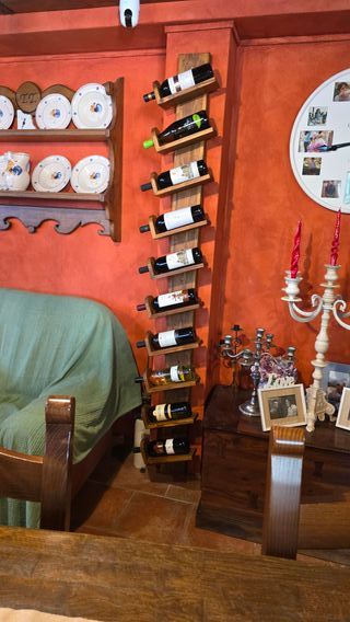 Porta Bottiglie Legno Fatto a Mano