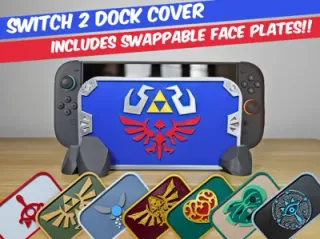 Dock nintendo switch 2 decoración, Zelda