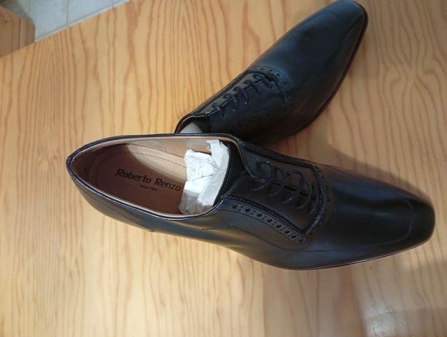 Zapatos Roberto Renzo Hombre Talla 46 Negros