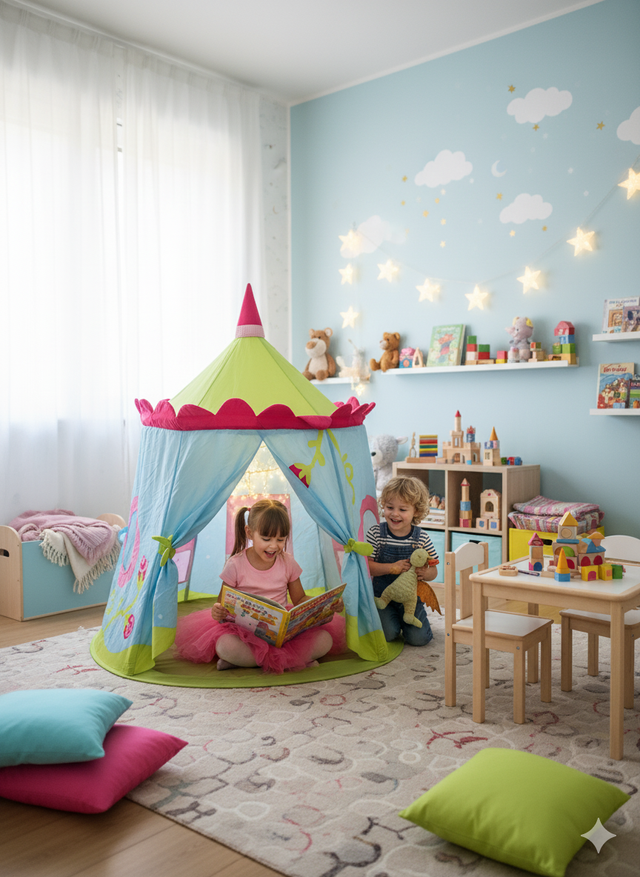 Castillo de Princesas Pop-up. ¡Magia instantánea!