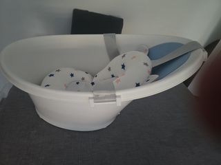 Bañera Shnuggle + Soporte Baño Infantil