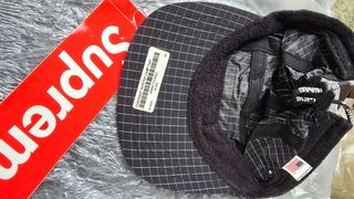 Supreme Contrast Ripstop Camp Cap Nero SS18 second hand for 90 EUR
