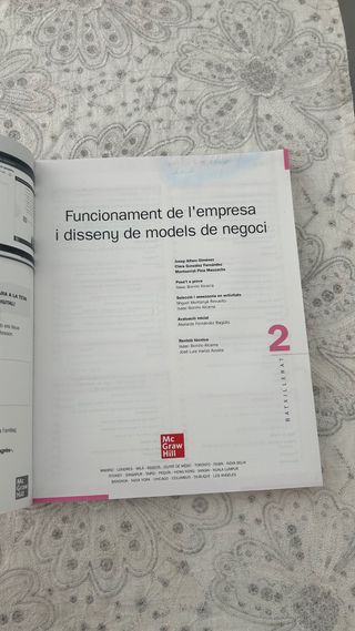 libro de funcionamiento de la empresa bachillerato