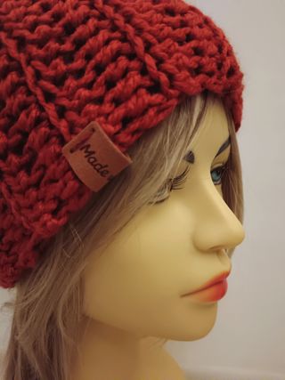 Berretto lana color ruggine