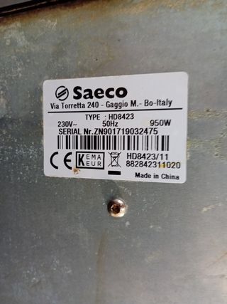Cafetera Saeco Poemia