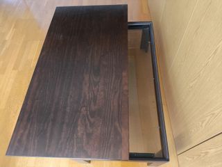Mesa de centro elevable de madera