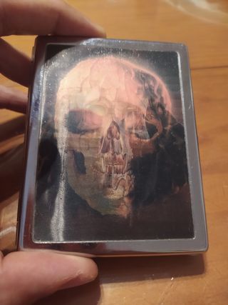 Pitillera metal Road Rage holográfica