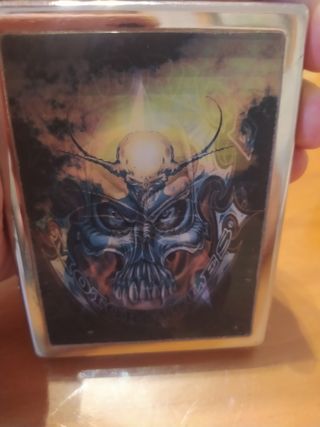 Pitillera metal Road Rage holográfica