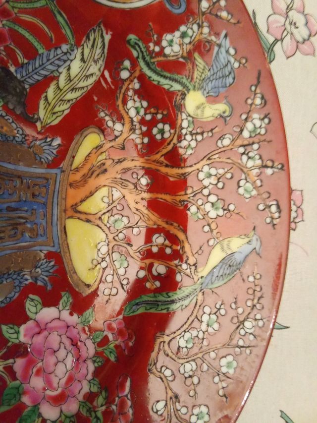 Exquisitos platos decorativos chinos