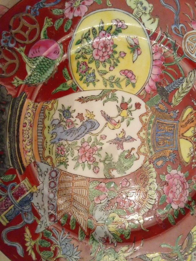 Exquisitos platos decorativos chinos