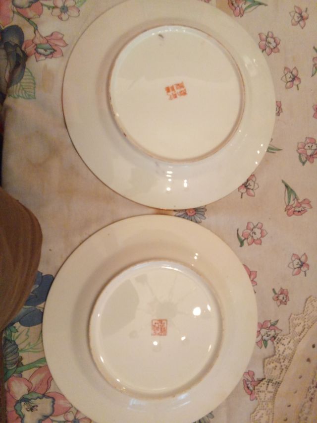 Exquisitos platos decorativos chinos