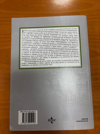 Conceptos básicos de derecho procesal civil / B...