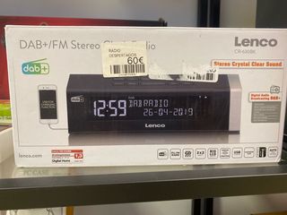 Radio Despertador Lenco CR-630BK DAB+