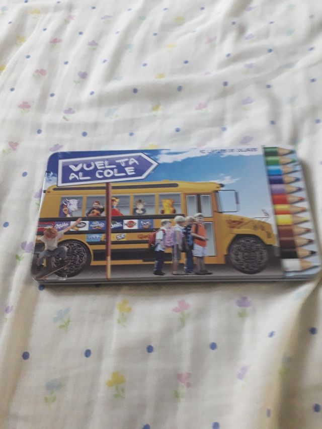 Astuccio per matite colorato Back to School