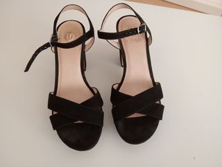 Sandalias de tacón La Strada negras