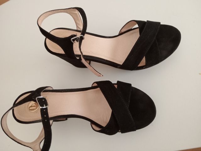 Sandalias de tacón La Strada negras