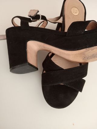 Sandalias de tacón La Strada negras