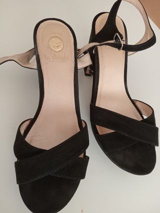Sandalias de tacón La Strada negras