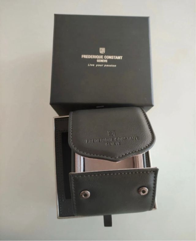 Reloj Frederique Constant Plata y Blanco