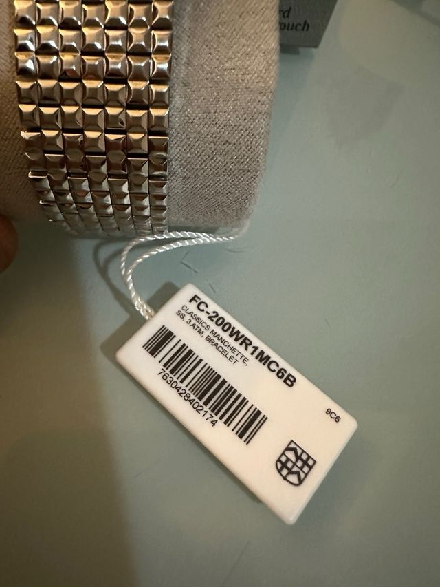 Reloj Frederique Constant Plata y Blanco