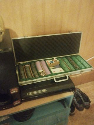 Maleta de póker grande