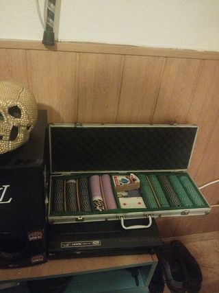 Maleta de póker grande
