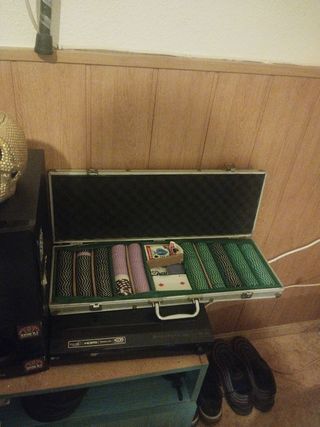Maleta de póker grande