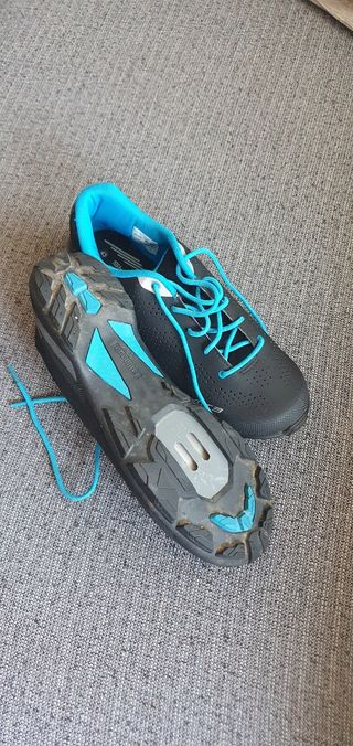 Zapatillas Shimano MT3 Ciclismo Negro/Azul