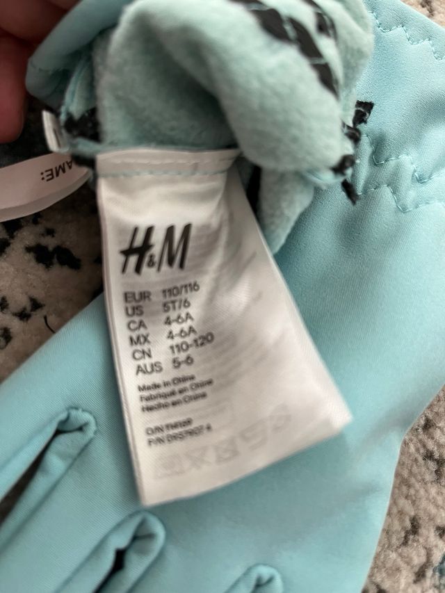 Guantes de nieve para niñ@ color turquesa