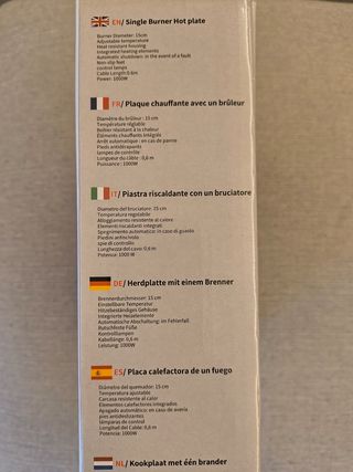 Fornello Elettrico German-Line GL-1015A