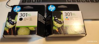 Pack 2 Cartuchos HP 301XL Negro y Tricolor
