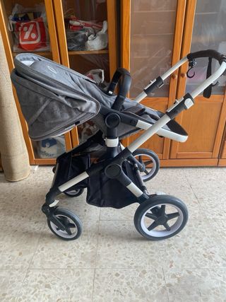 Carro Bugaboo Fox 2 gris + capazo