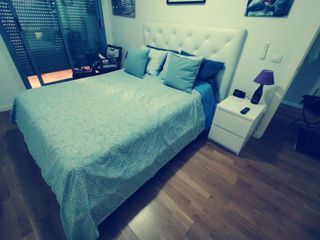 Cama Canapé con Cabecero Integrado de 150 x 200.