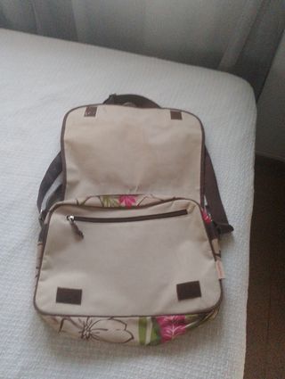 Bandolera floral para libros