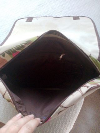 Bandolera floral para libros