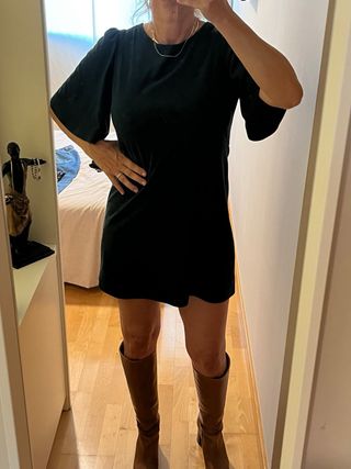 Vestido corto Zara verde